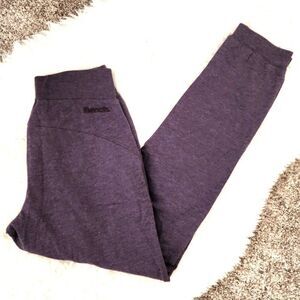 Bench Womens Purple Joggers Taper Pull On Embroidered Logo Active Causal NWT